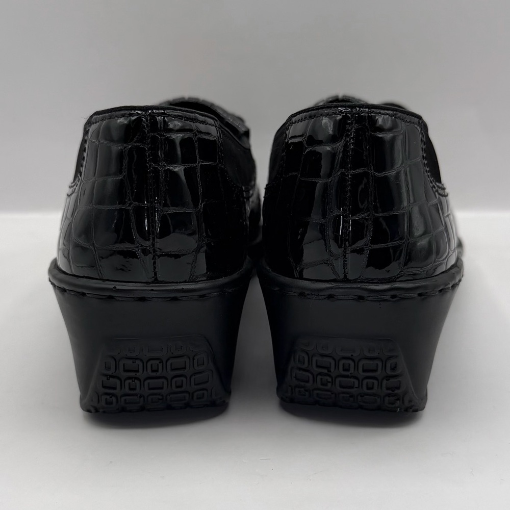 Ara Rachel Women's Loafers: Black Faux Croc Patterned - Size 8.5 US - Picture 7 of 8